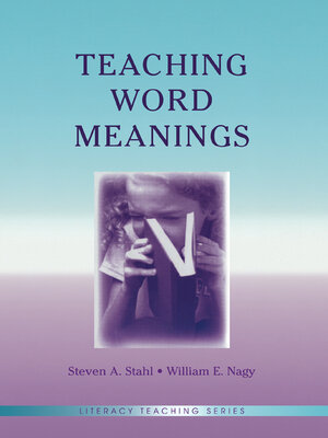 cover image of Teaching Word Meanings